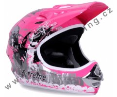 Dětská helma X-treme růžová M